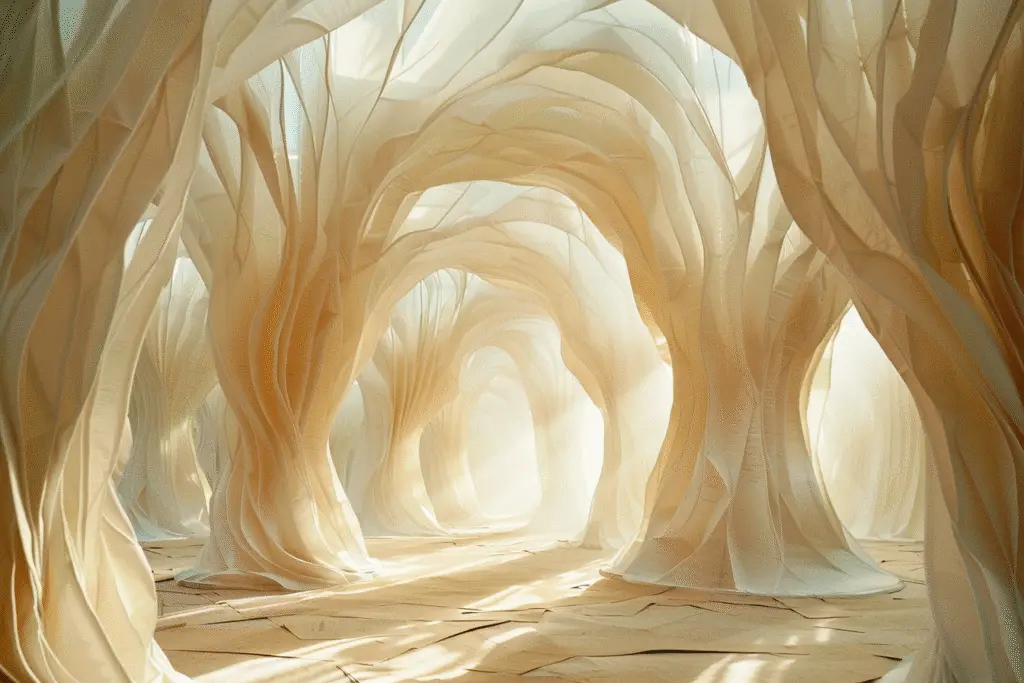 From Vision To Impact — Conceptual Paper Light Installation Representing Strategic Planning And Organisational Clarity 1024x683